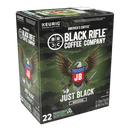 (4 pack) Black Rifle Coffee Company Just Black Keurig K-Cup Pods, Medium Roast, 22 Ct