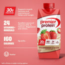 Premier Protein Shake, Strawberries & Cream, 30g Protein, 11 Fl Oz, 12 Ct