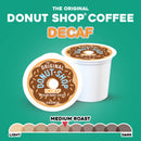 The Original Donut Shop Decaf K-Cup Coffee Pods, Medium Roast, 24 Count for Keurig Brewers
