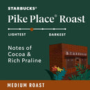 Starbucks Pike Place Roast Medium Roast K-Cup Coffee Pods 60 Count, Keurig Compatible, Arabica Coffee, Smooth Cocoa Notes