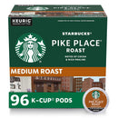 Starbucks Pike Place Roast Medium Roast K-Cup Coffee Pods 96 Count, Keurig Compatible, Arabica Coffee, Smooth Cocoa Notes