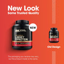Optimum Nutrition Gold Standard 100% Whey Protein Powder, Double Rich Chocolate, 24g Protein, 5 LB