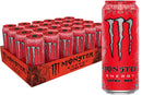 Monster Energy Ultra Red, Sugar Free Energy Drink, 16 Ounce (Pack of 15)