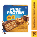 Pure Protein Bars, Galactic Brownie, Gluten Free, 20g Protein, 1.76 oz, 12 Count