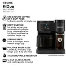 Keurig K-Duo Essentials Hot & Iced Single Serve K-Cup Pod & Carafe Coffee Maker, Gen 2