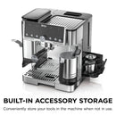 Ninja Luxe Café Pro Espresso Machine & Drip Coffee Maker, Cold Brew, Hot Water, Integrated Tamper, Built-in Grinder, Hands-Free Frother for Cappuccinos, Lattes, Americanos, Dairy or Non-Dairy, ES701
