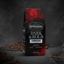 Community Coffee Dark & Bold Expresso Extra Dark Roast Ground 12 oz Gable Top